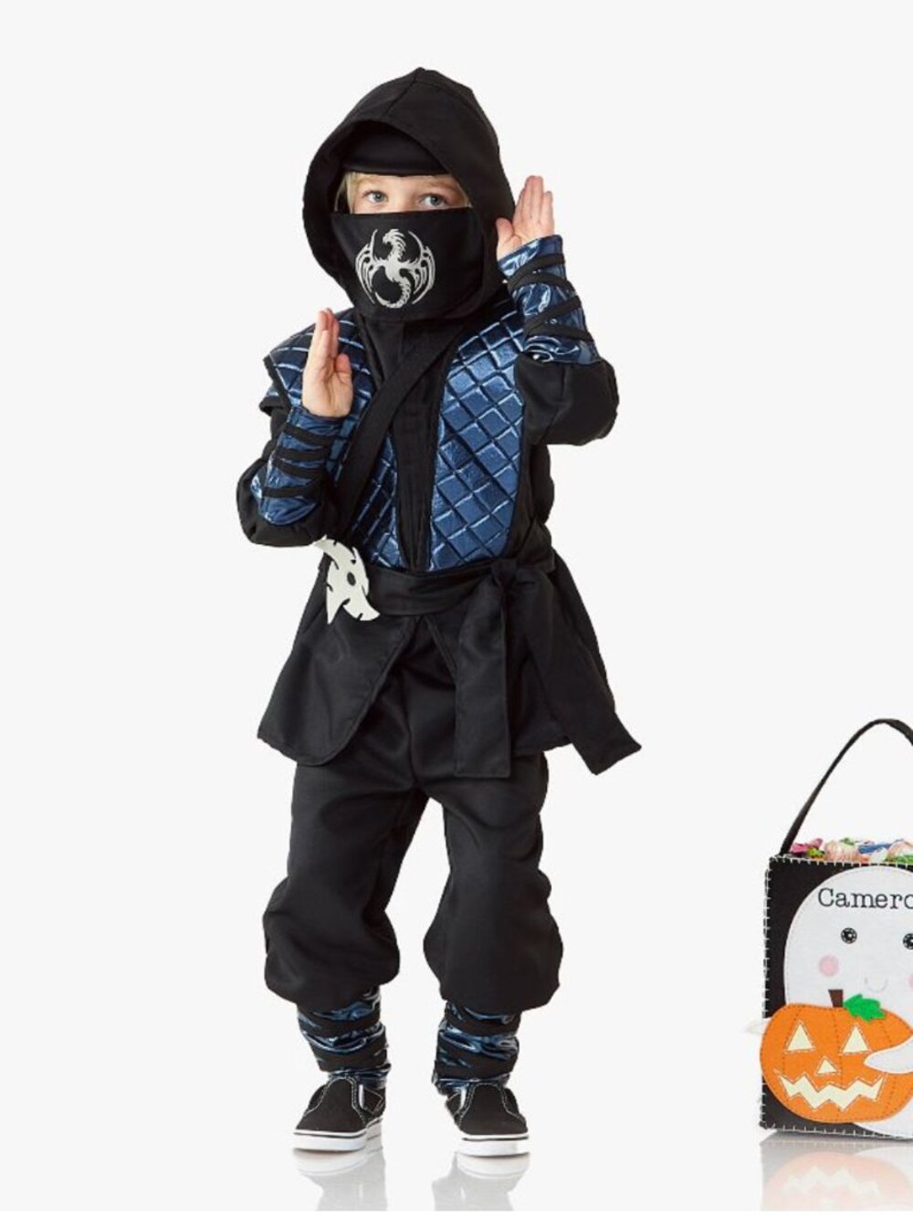 Pottery Barn Kids Glow in the Dark Ninja 7-8Y